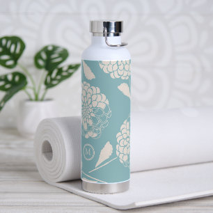 Bouteille D'eau Tendance personnalisée initiale poussiéreuse flora
