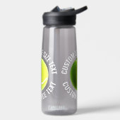 Bouteille D'eau Tennis Ball Custom Personalized Large Text 25 oz. (Gauche)