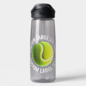 Bouteille D'eau Tennis Ball Custom Personalized Large Text 25 oz. (Arrière)