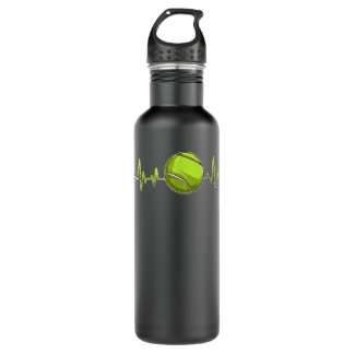 Bouteille D'eau Tennis Heartbeat Love Heart Player