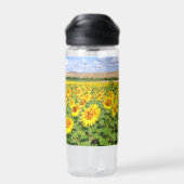 Bouteille D'eau Terrain de tournesol (Arrière)