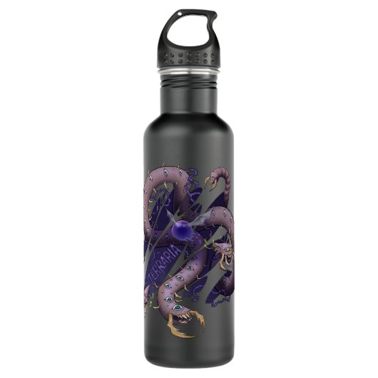 Bouteille D'eau Terraria mangeur de Chemises (Devant)