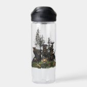 Bouteille D'eau Terrier de chasse allemand (Jagdterrier) (Arrière)