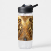 Bouteille D'eau Tête de lion doré superbe (Gauche)