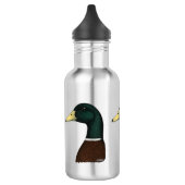 Bouteille D'eau Tête Mallard Drake (Gauche)