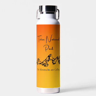 Bouteille D'eau Teton National Park Sunset Colors Water Bottle