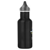 Bouteille D'eau Texas Map Drapeau Design pour les Texans fiers (Gauche)