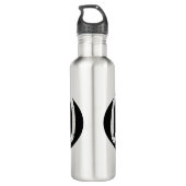 Bouteille D'eau Texte brut ovale cello (Dos)