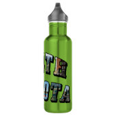 Bouteille D'eau Texte de l'image du Dakota du Nord (Droite)