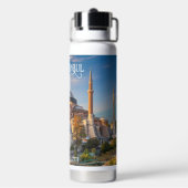 Bouteille D'eau Texte personnalisé Istanbul (Arrière)
