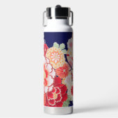 Bouteille D'eau Textile de KIMONO japonais, Fleur (Salle de sport)
