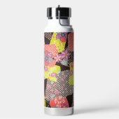 Bouteille D'eau Textile de KIMONO japonais, motif floral (Gym)