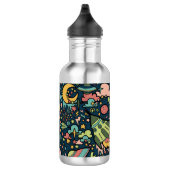 Bouteille D'eau Texture Motifs Aliens Rockets Space (Droite)