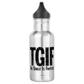 Bouteille D'eau TGIF : Le gardien de but est fantastique (Gauche)