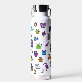 Bouteille D'eau the alphabet book characters - water bottle