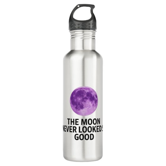 Bouteille D'eau The Moon Never Looked So Good T-Shirt (Devant)