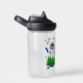 Bouteille D'eau Thème Camping ou Midwest (Arrière Complet)