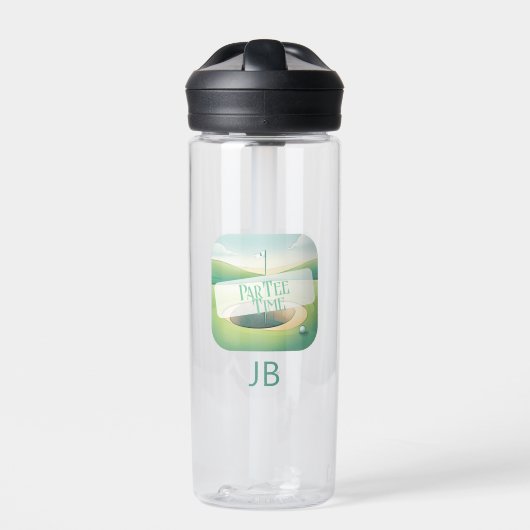 Bouteille D'eau Thème de golf Monogramme Par-Tee (Extérieur)