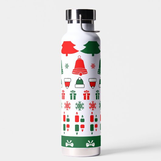 Bouteille D'eau Thème de Noël (Gauche)