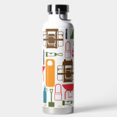 Bouteille d'eau thème l'essentiel du camping (Droite)