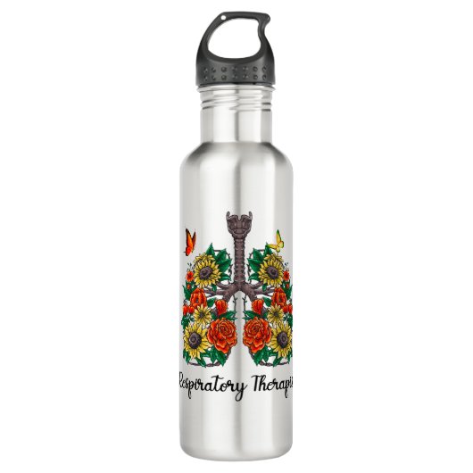 BOUTEILLE D'EAU THÉRAPERATOIRE RESPIRATOIRE (Devant)