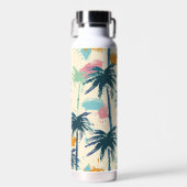 Bouteille D'eau Thermos en céramique longue feuille de palme (Avant)