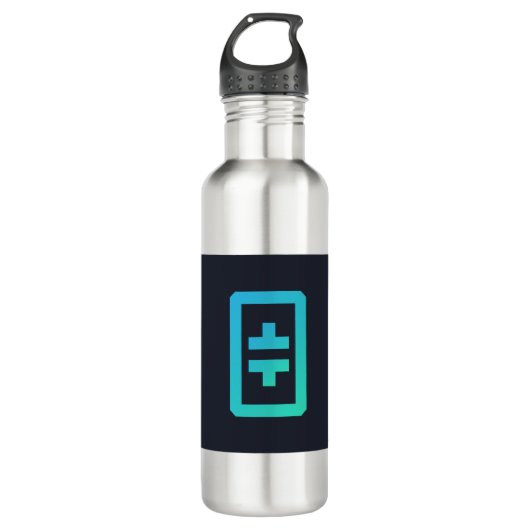 Bouteille D'eau Theta Network THETA Logo Crypto Blockchain (Devant)