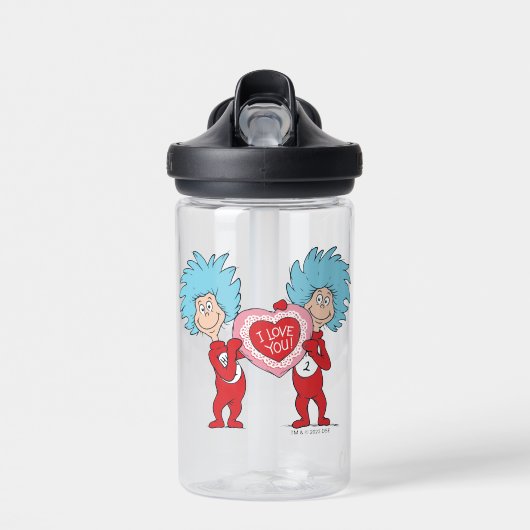 Bouteille D'eau Thing One Thing Two Je t'aime (Avant)