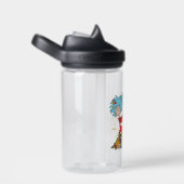 Bouteille D'eau Thing One Thing Two Joyeux Things-Giving! (Arrière Complet)