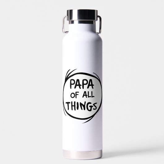 Bouteille D'eau Thing One Thing Two - Papa de toutes choses (Avant)