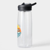 Bouteille D'eau Thomas Retro Sunset Name Design (Gauche)