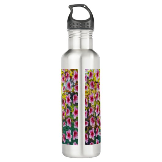 Bouteille D'eau Three Labrador Puppies Oil Painted (Dos)