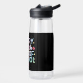 Bouteille D'eau Tie Dye Joyeux 100ème Jour De L'Enseignant Étudian (Gauche)