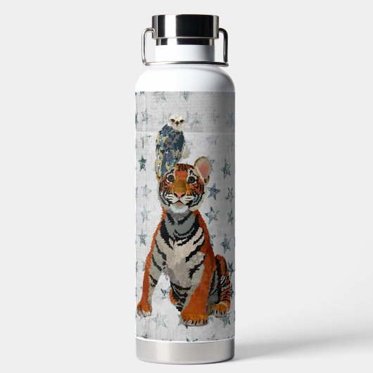 BOUTEILLE D'EAU TIGER ET BLEU FALCON (Plage)