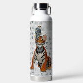 BOUTEILLE D'EAU TIGER ET BLEU FALCON (Avant)