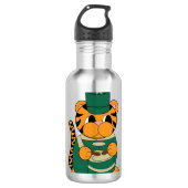 Bouteille D'eau Tiger Marching Band Snare Drum Vert et Or (Devant)