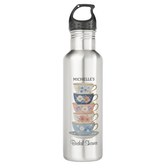 Bouteille D'eau Time for Tea Bridal Shower Water Bottle (Devant)