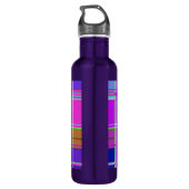 Bouteille D'eau Tissu Couleurs Carrés (Dos)