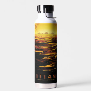 Bouteille D'eau Titan la plus grande lune de la planète Saturne