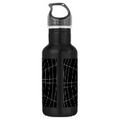 Bouteille D'eau toile d'araignée sur Noir (Dos)