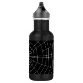 Bouteille D'eau toile d'araignée sur Noir (Droite)