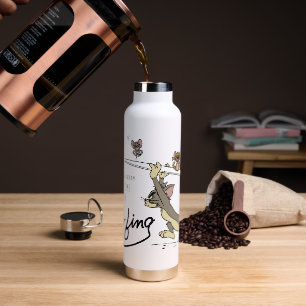 Bouteille D'eau Tom & Jerry "Il est temps de surfer"