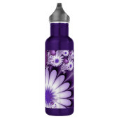 Bouteille D'eau Tomber dans l'amour Fleurs Abstraites et Coeurs Fr (Droite)