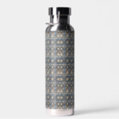 Bouteille D'eau Tons de boue gris en tissu de boue (Plage)