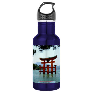 Bouteille D'eau Torii gate, Itsukushima Shrine, Japon