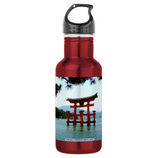 Bouteille D'eau Torii gate, Itsukushima Shrine, Japon