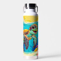 Bouteille d'eau Tortue Bohème Australienne | Ensol