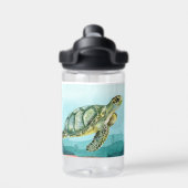 Bouteille D'eau Tortue de mer Nom personnalisé (Salle de sport)