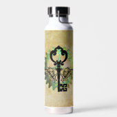 Bouteille D'eau Touche aile Steampunk & Roue Cog (Gauche)