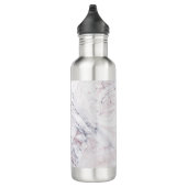 Bouteille D'eau Touche de marbre blanc et gris rose Tourbillon Chi (Droite)